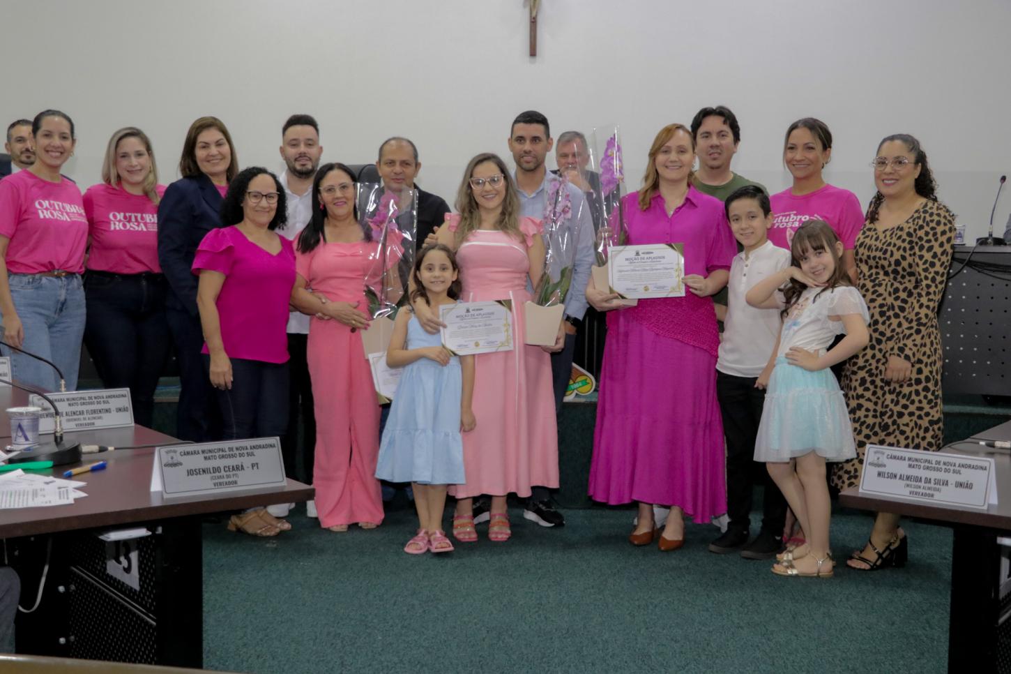 Histórias de coragem e fé marcam encerramento do Outubro Rosa na Câmara de Nova Andradina