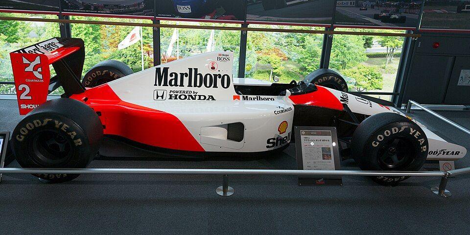 MP4/6: carro marcou o início e o fim de uma das eras mais vitoriosas da McLaren | Wikimedia Commons