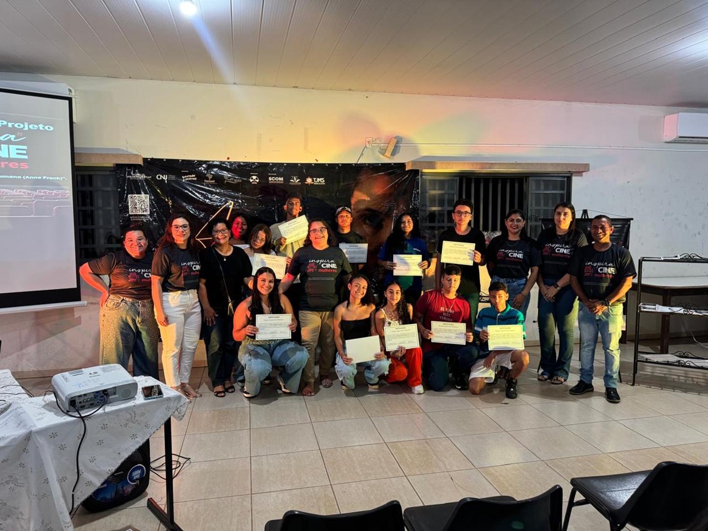 Projeto Inspira Cine Mulheres promove reflexão, protagonismo juvenil e valorização feminina 