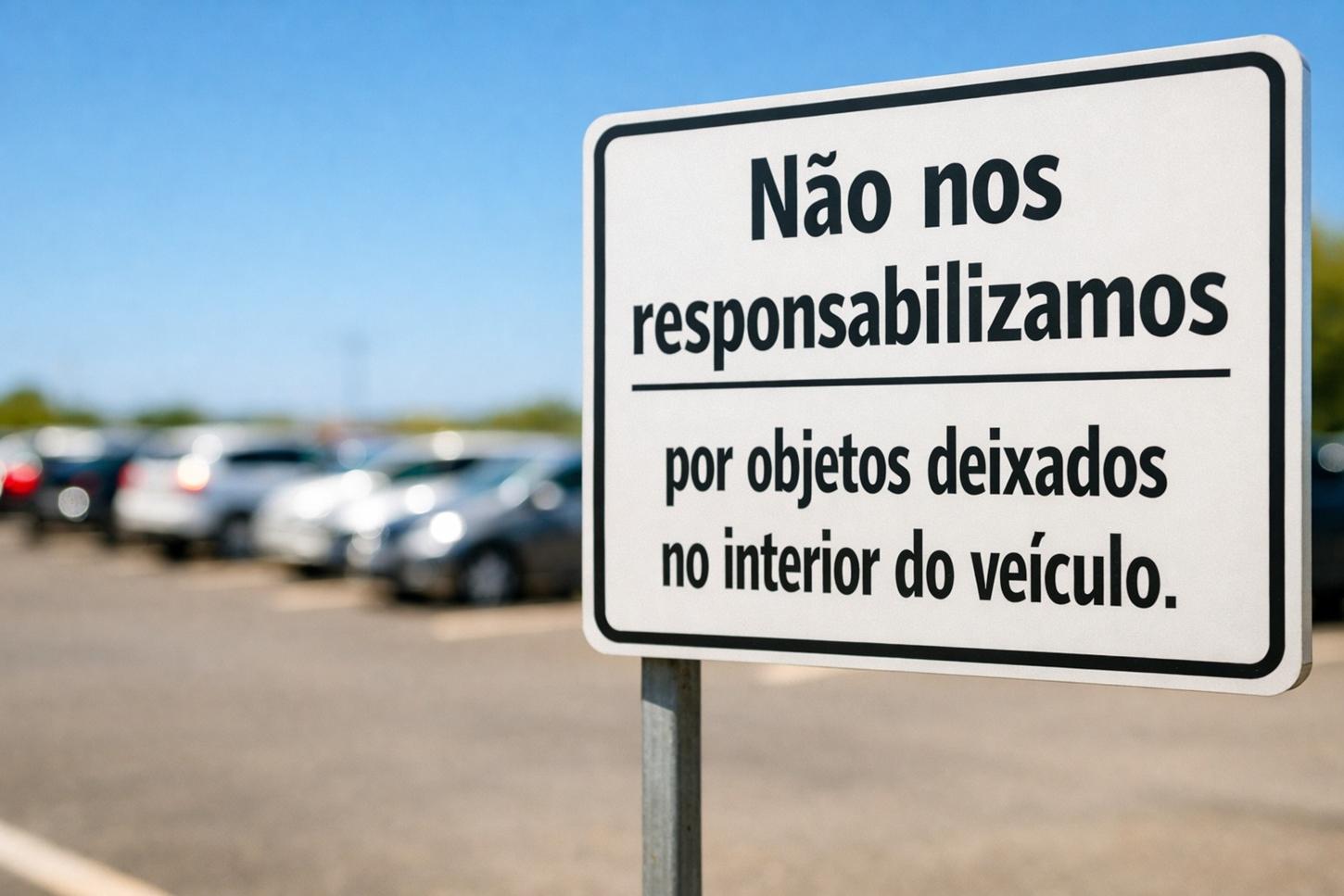 PROCON de Nova Andradina alerta sobre ilegalidade de avisos em estacionamentos comerciais