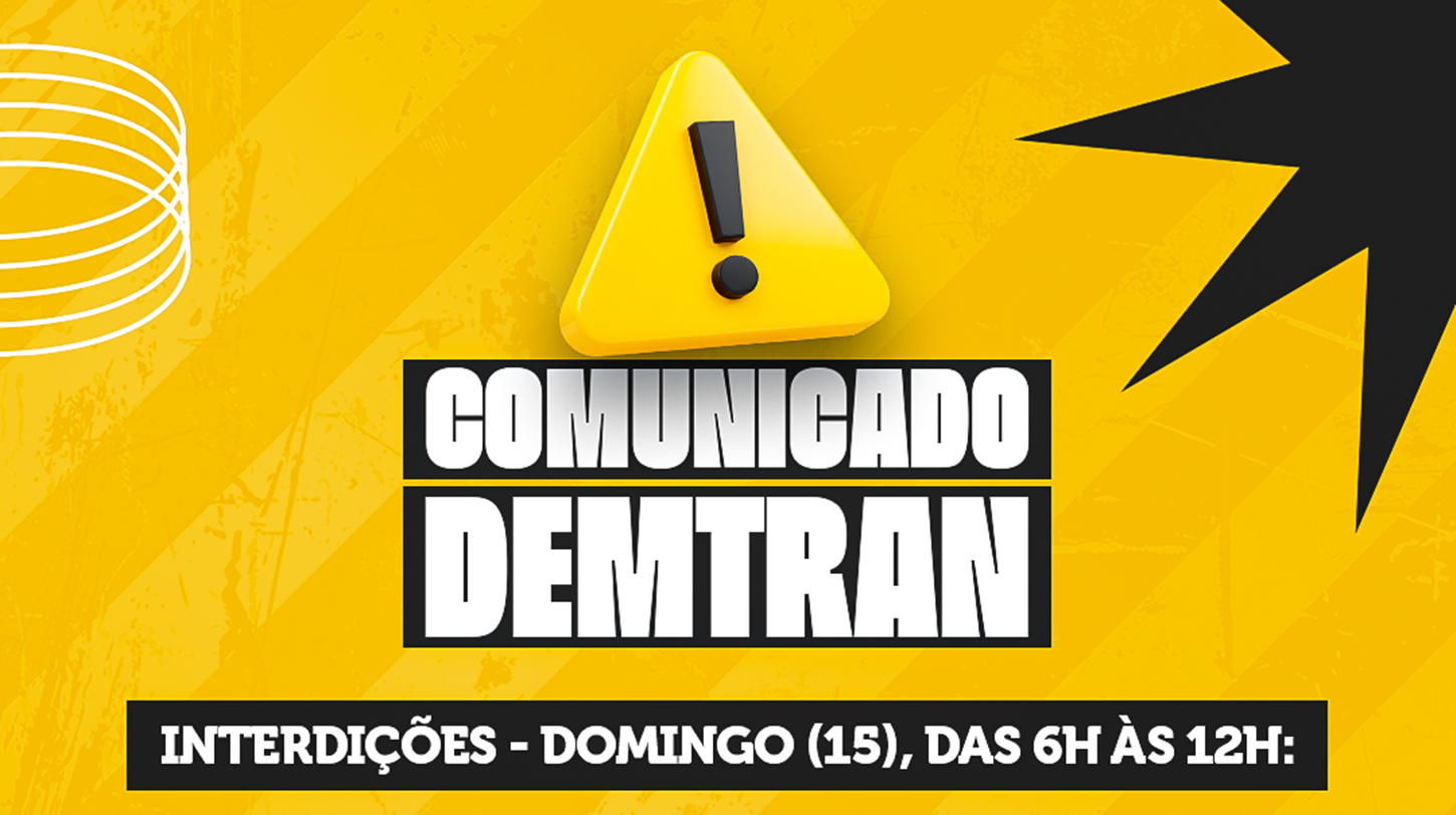 Avenidas serão interditadas neste domingo em Nova Andradina