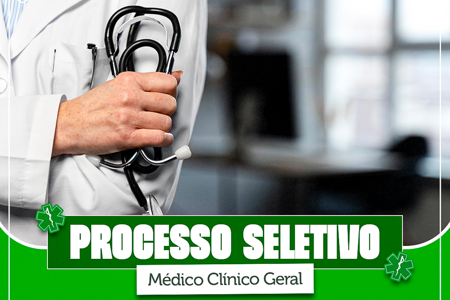 Processo seletivo abre vaga para médico clínico geral na rede municipal de saúde
