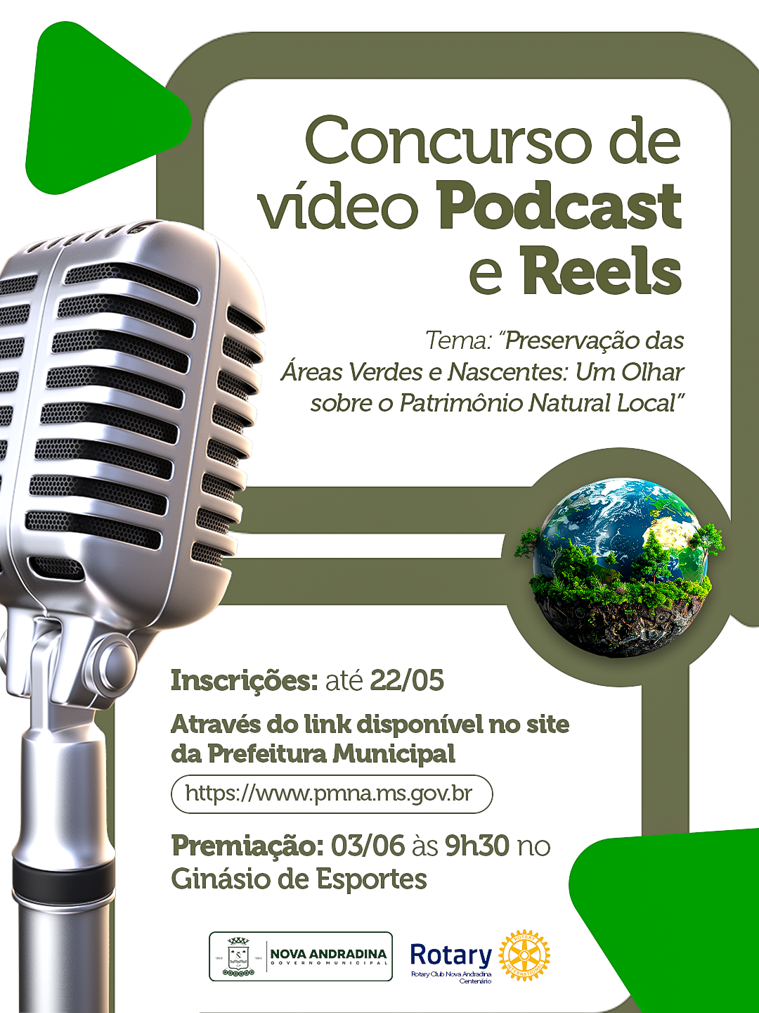 Concurso de vídeo Podcast e Reels engaja jovens na pauta ambiental