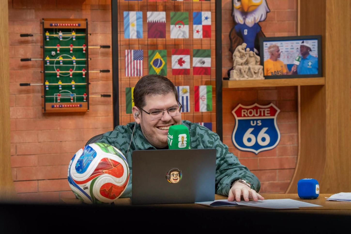 Cazé TV alcança recorde mundial no YouTube com transmissão de Brasil x Escócia