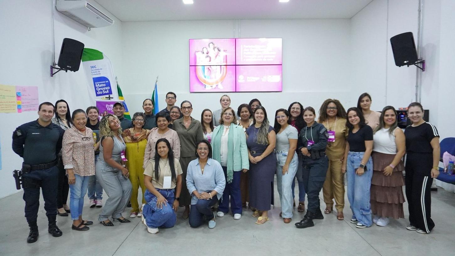 Equipe de Nova Andradina participa de capacitação do Programa Protege para fortalecimento das políticas públicas para mulheres