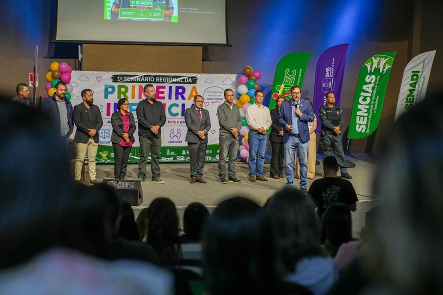 Seminário Regional da Primeira Infância reúne cerca de 500 profissionais em Nova Andradina