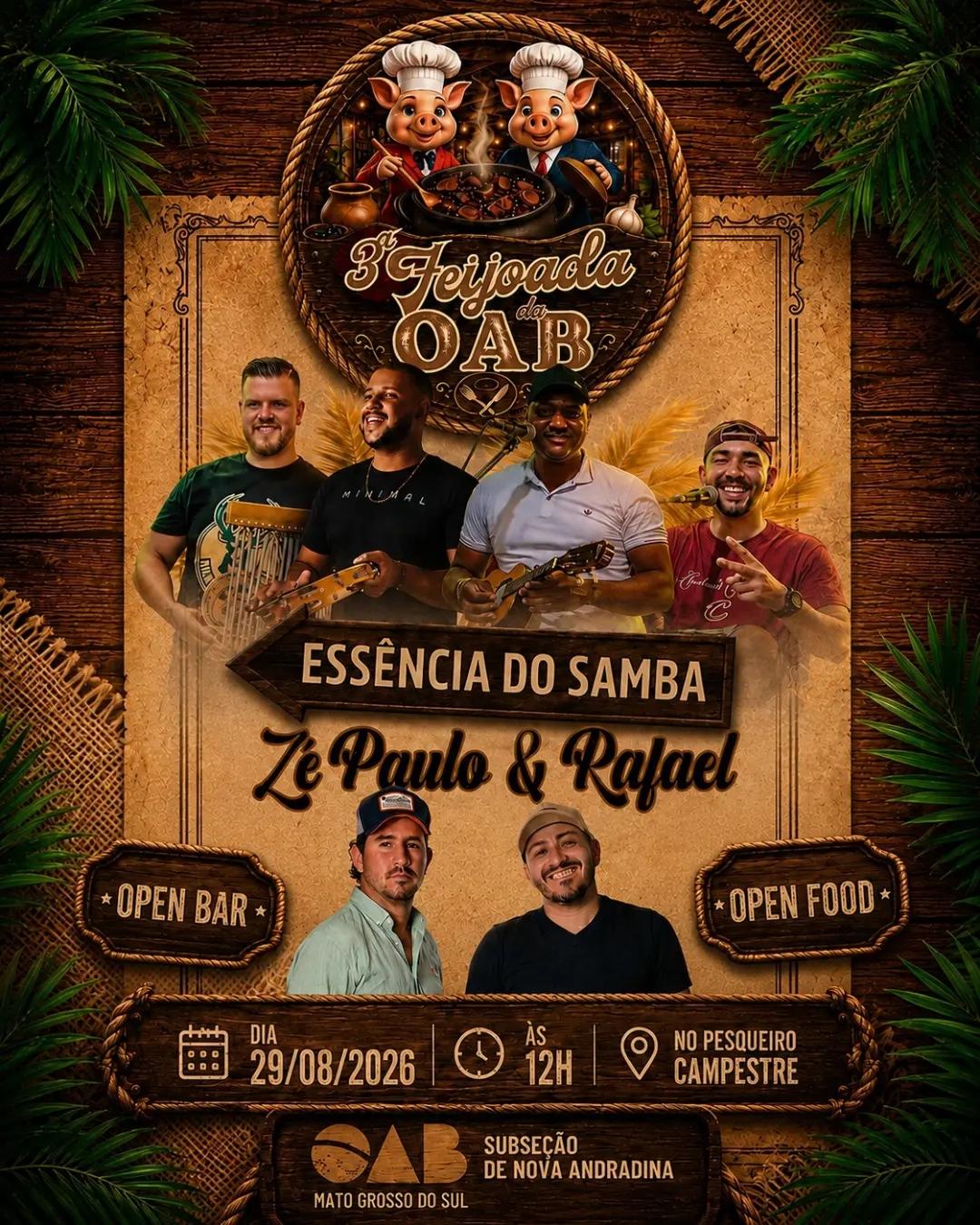 Vem aí a 3ª Feijoada da OAB Nova Andradina 