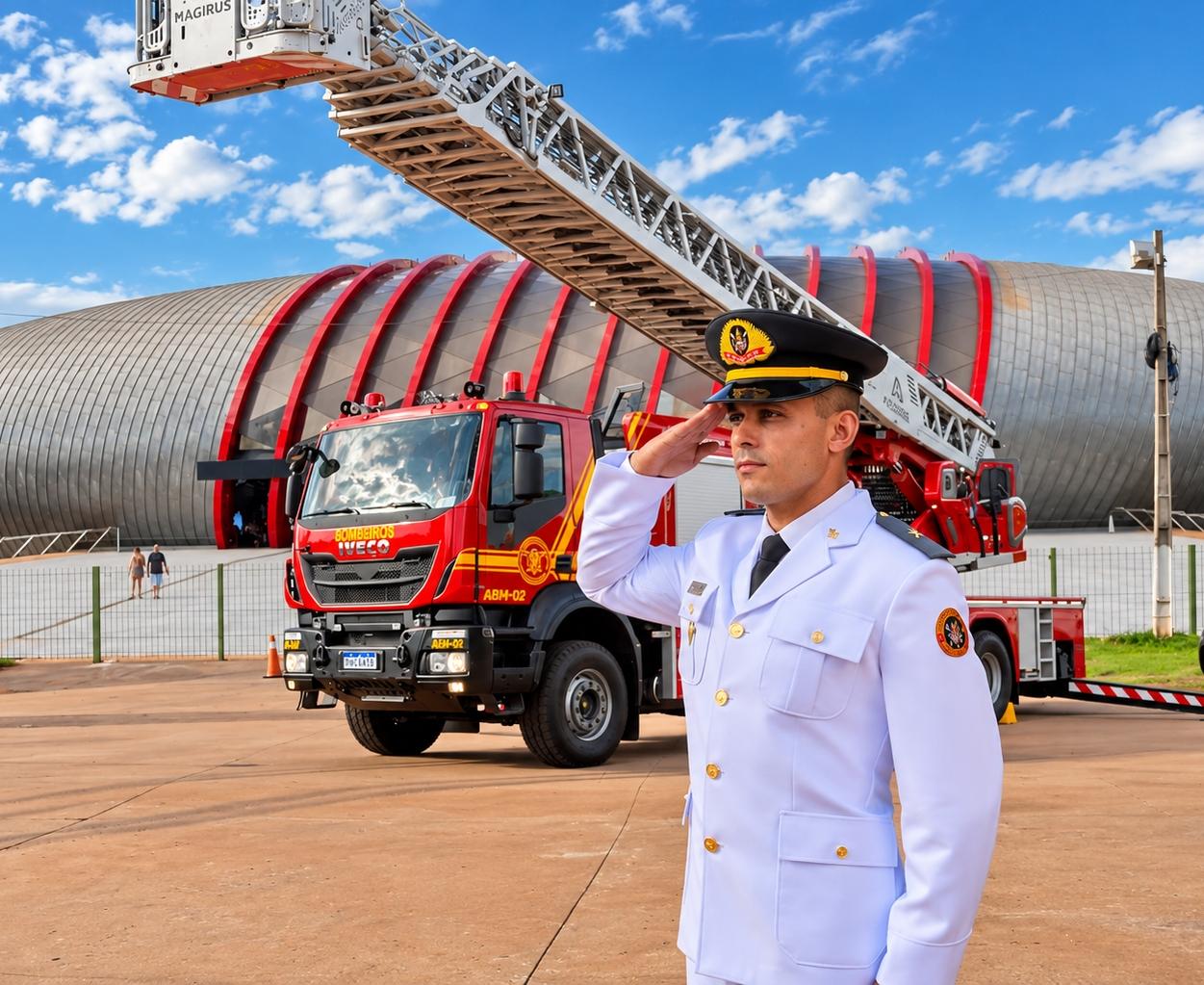 8º Grupamento de Bombeiros Militar recebe o 2º Tenente BM Araldo, natural de Nova Andradina