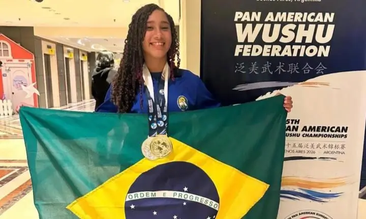 Atleta do PROTED/FUNAEL conquista bicampeonato Pan-Americano de Kung Fu Wushu