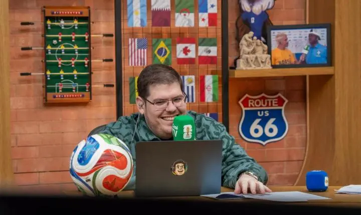 Cazé TV alcança recorde mundial no YouTube com transmissão de Brasil x Escócia