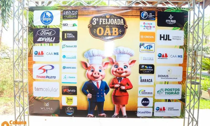 Confira a primeira parte das fotos da 3ª Feijoada da OAB Nova Andradina