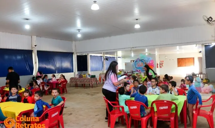 Dia das Crianças é celebrado com muita diversão e brincadeiras no Espaço Pedagógico da Prô Eli