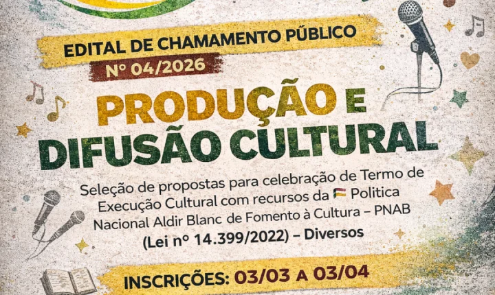 Investimento superior a R$ 370 mil da PNAB impulsiona a política cultural de Nova Andradina