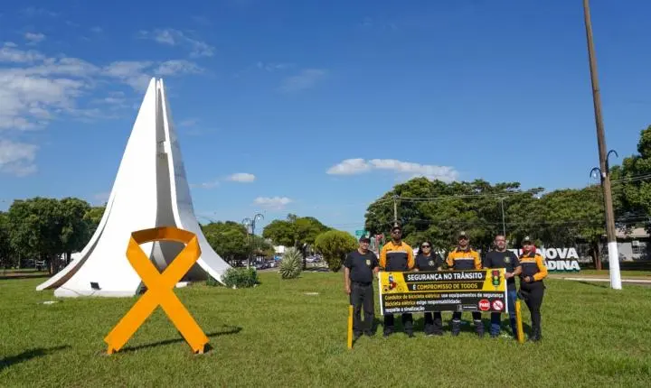 Maio Laranja e Maio Amarelo mobilizam Nova Andradina em defesa da vida e da proteção à infância
