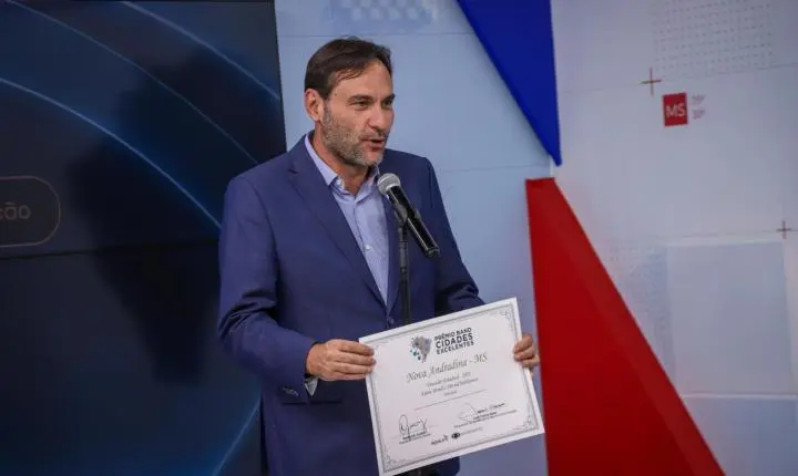 Nova Andradina celebra premiação no Band Cidades Excelentes 2025