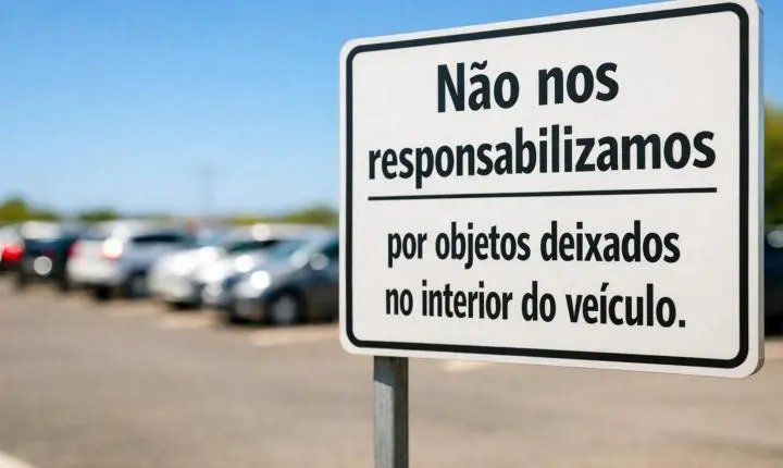 PROCON de Nova Andradina alerta sobre ilegalidade de avisos em estacionamentos comerciais