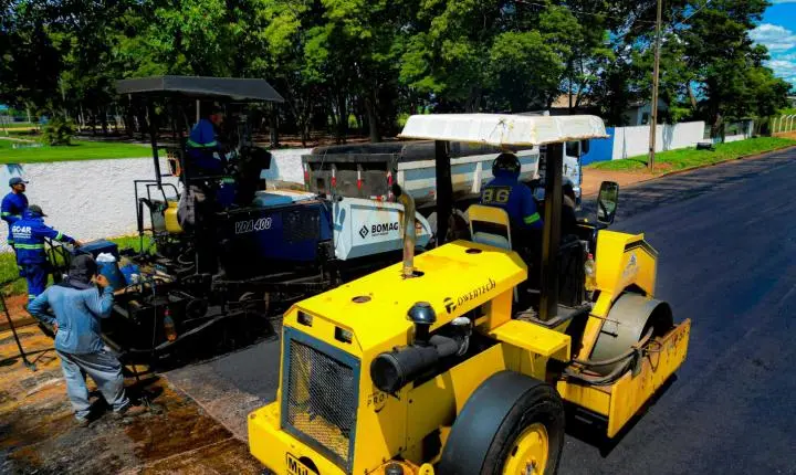 Recuperação asfáltica avança com frentes simultâneas em Nova Andradina