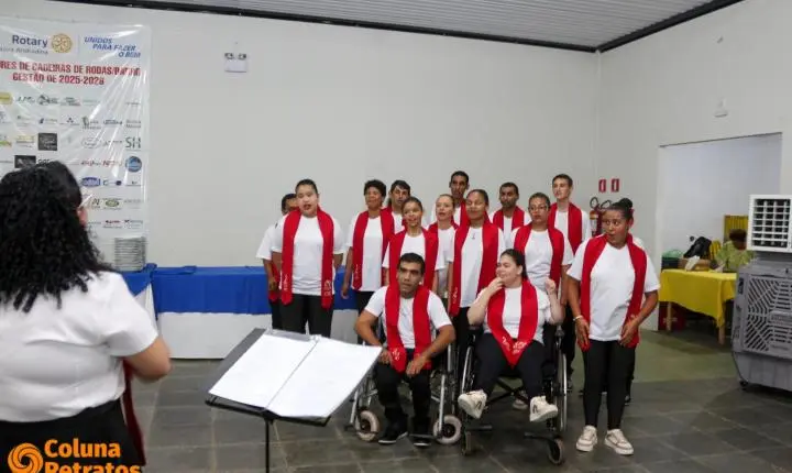 Rotary Club Nova Andradina realiza solenidade de premiação do projeto “Aluno Nota 10” e posse de novos membros 