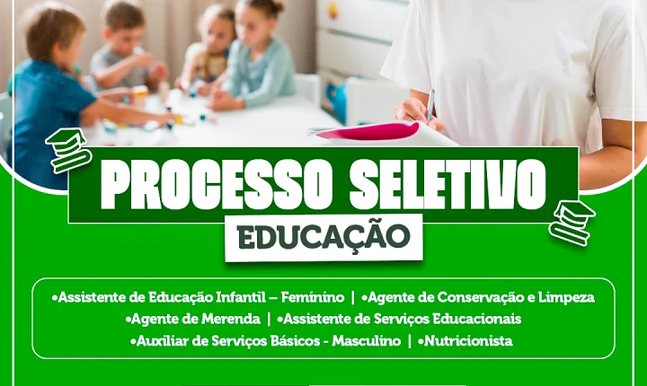 SEMEC abre 30 vagas para reforçar rede municipal de ensino