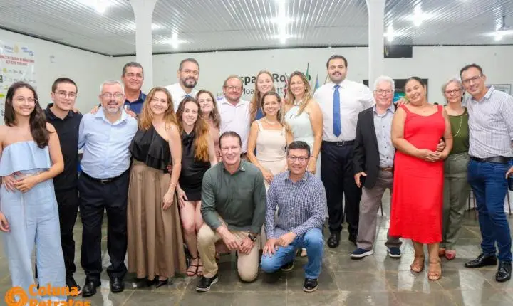 Solenidade de premiação do projeto “Aluno Nota 10” e posse de novos membros do Rotary Club Nova Andradina