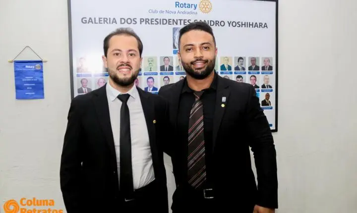 Solenidade de premiação do projeto “Aluno Nota 10” e posse de novos membros do Rotary Club Nova Andradina